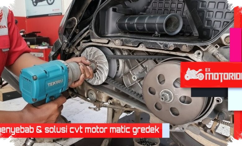 Motor Matic Bergetar Saat Awal Akselerasi, Debu CVT Bisa Menjadi Pemicu