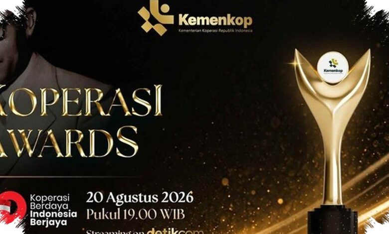 5 Kategori Koperasi Awards 2026 Menyoroti Peran dari Pejabat hingga Tokoh Masyarakat