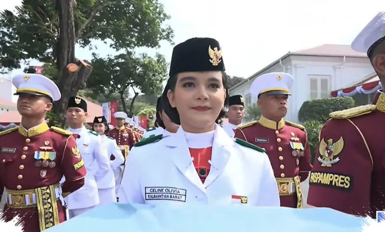 Dari SMK Pontianak ke Istana Merdeka, Perjalanan Celina Membawa Baki Merah Putih