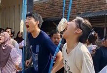 Dari Tumpeng hingga Estafet Sedotan, Pertemuan Jepang dan Warga di Serang