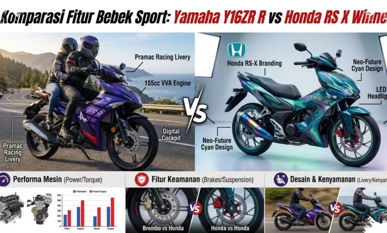 Bukan Sekadar Lebih Murah, Honda RS-X Winner Menantang Y16ZR-R dengan ABS dan EEV