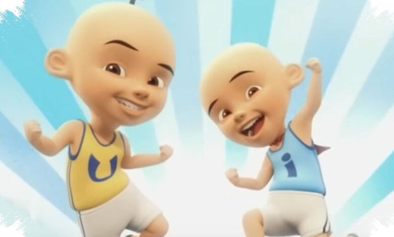 Monas dan Bendera Merah Putih Mengiringi Ucapan Kemerdekaan Upin & Ipin