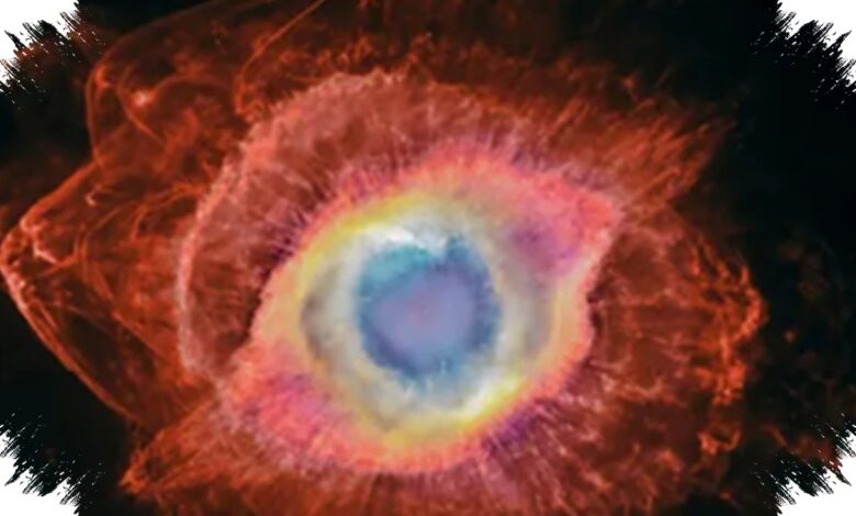 22 Busur Gas di Nebula Helix Mengungkap Cara Sisa Bintang Cepat Lenyap