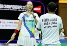 Usai Nyaris Tak Berangkat, Rehan/Gloria Hanya Lepas 3 Poin pada Gim Kedua