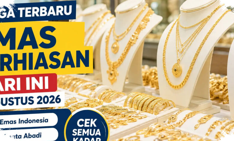 3 Harga Emas Perhiasan 14 Agustus 2026, Laku Emas Stabil saat Raja Emas Pangkas Harga