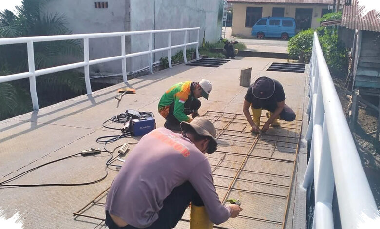 Akses Sekolah di Desa Gobah Berubah, 110 Jembatan Dibangun di Riau