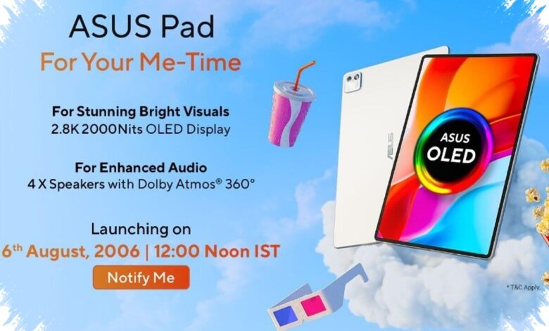 Asus Pad T3201 Usung OLED 144Hz dan Baterai 9.000 mAh untuk Mobilitas