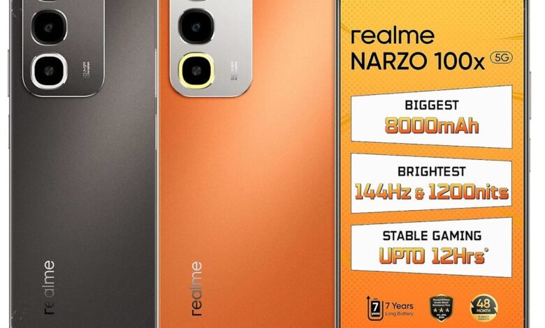 Baterai 8.000mAh Jadi Andalan Realme Narzo 100x 5G, Harga Diskonnya Mulai Rs. 18.499