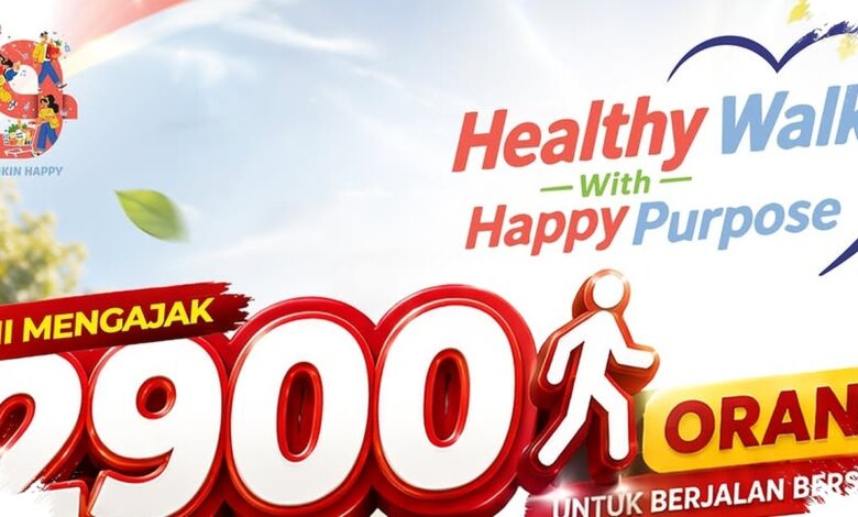 Bukan Sekadar Jalan Kaki, 29.000 Langkah di Super Indo Berujung Donasi dan Voucher