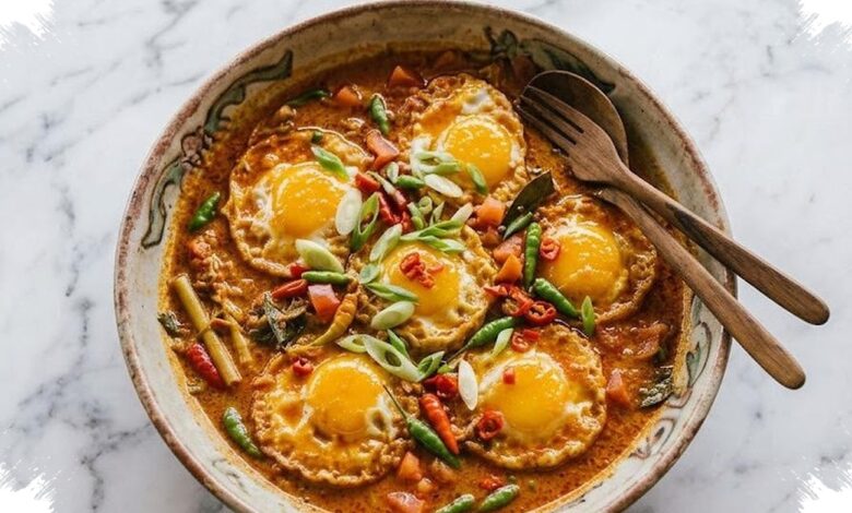 Bumbu Rempah dan Cabai Membuat Telur Ceplok Bersantan Berubah Jadi Lauk Lebih Istimewa
