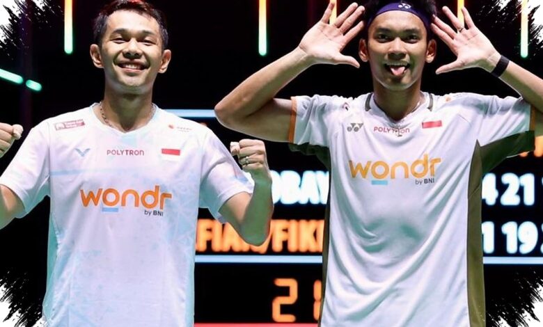 Dari Keunggulan 15-10 ke Final, Fajar/Fikri Menang Dramatis atas Liang/Wang