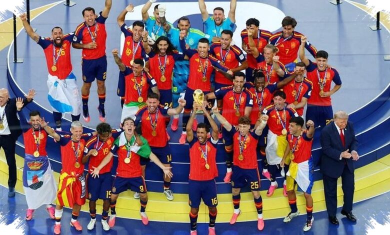 Di Balik Gelar Kedua Spanyol, Momen Trump di Podium Bersama Rodri