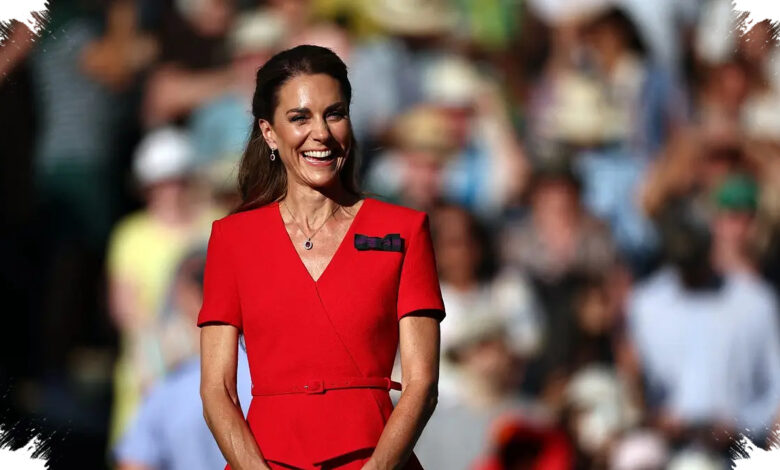 Dua Busana Kate Middleton di Wimbledon 2026, Merah Ceri Lalu Olive yang Menyatu dengan Rumput