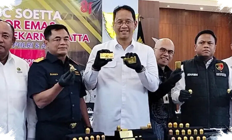Dua Jalur Pengiriman Emas Ilegal Terbuka di Soetta, Nilai Barang Bukti Rp 63 Miliar