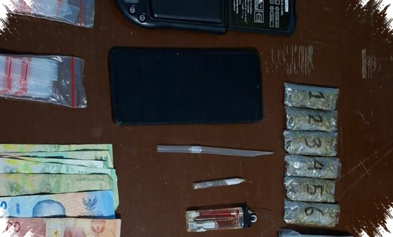 Dua Paket Sabu dan Delapan Paket Ganja Ditemukan, Dua Pria Diamankan di Pasaman