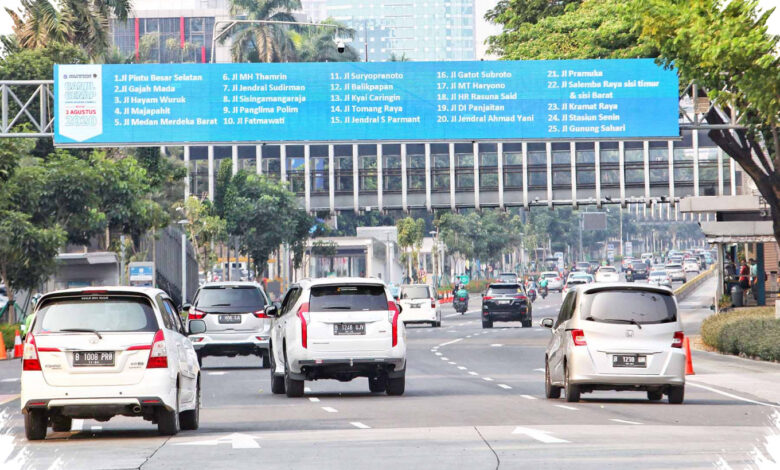 Dua Sesi Sehari di 25 Ruas Jakarta, Pelat Tak Sesuai Berisiko Ditilang Rp500.000