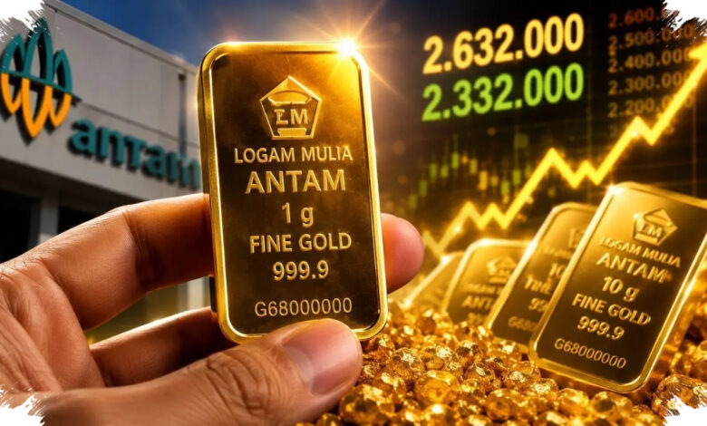 Harga Emas Antam Mendekati Titik Terendah Bulanan, Buyback Turun Lebih Dalam
