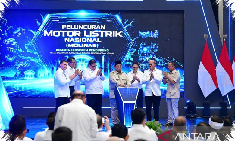 Kemenangan Tidak Datang Saat Menunggu, Pesan Prabowo untuk Perintis Motor Listrik