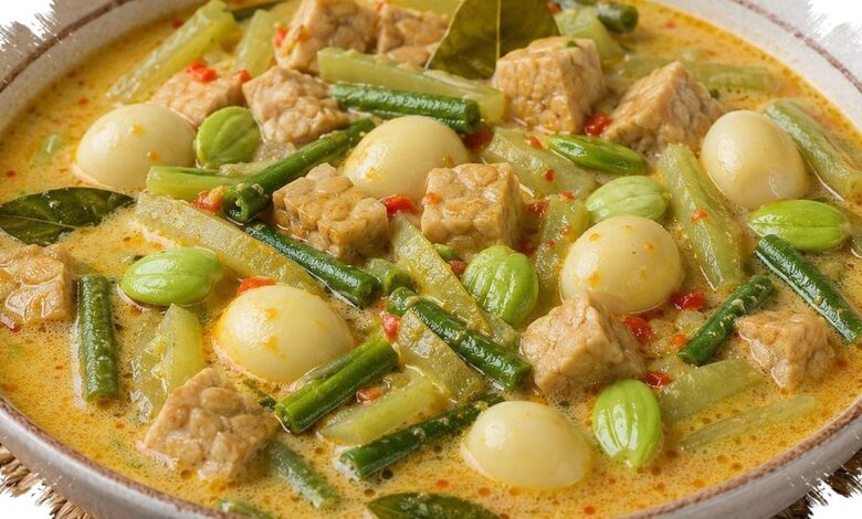 Labu Siam dan Tempe Bikin Lodeh Telur Puyuh Lebih Mengenyangkan tanpa Ribet