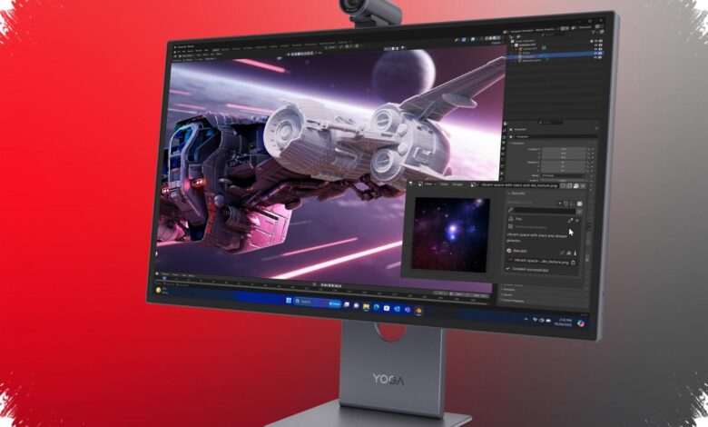 Lenovo Yoga Pro 27UD-10 Satukan Kamera 4K dan Audio 34W di Satu Layar