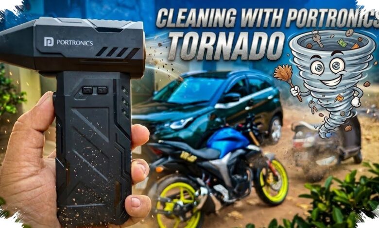 Motor 130.000 RPM Jadi Andalan Portronics Tornado Plus untuk Menyasar Debu Membandel