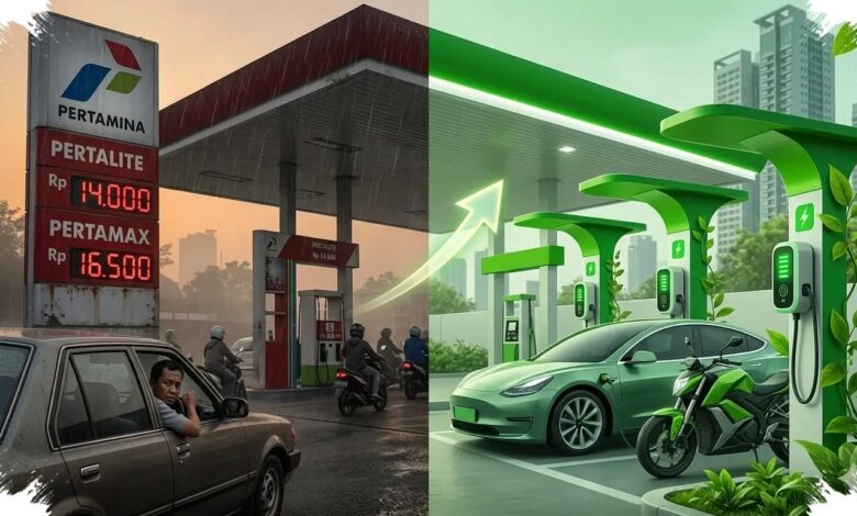 Pembatasan Pertalite Mengemuka, Peralihan ke Motor Listrik Punya Efek Besar