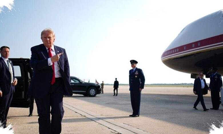 Truk Katering Jadi Penyamaran Trump, Perjalanan ke Inggris Dibagi Tiga Pesawat