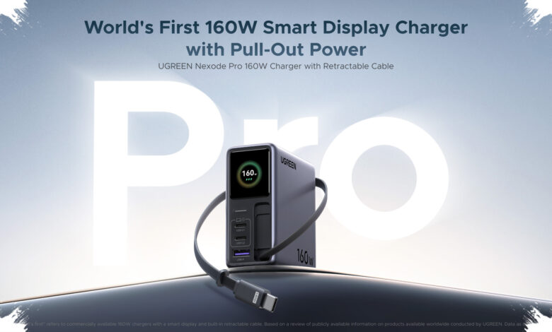 Ugreen Nexode Pro 300W Satukan 8 Perangkat, Port DC-nya Tembus 240W