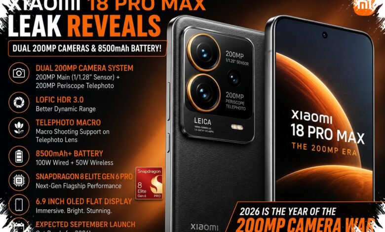 Xiaomi 18 Pro Disebut Siap Mendunia, Dua Kamera 200MP Jadi Senjata Utama
